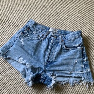 Agolde jean shorts!